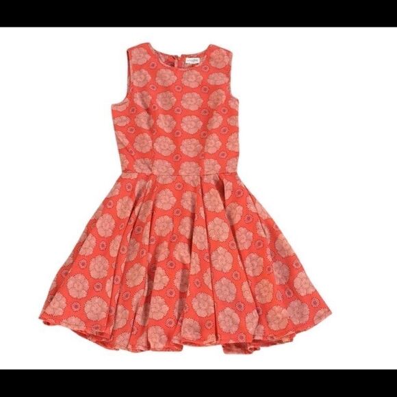 Maison Jules A-line Orange Flowy Dress Size small - Picture 1 of 7